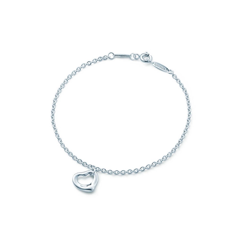 Tiffany’s Elsa Peretti Open Heart bracelet